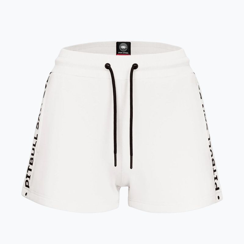 Pantaloncini da donna Pitbull Explory Tape off white 5