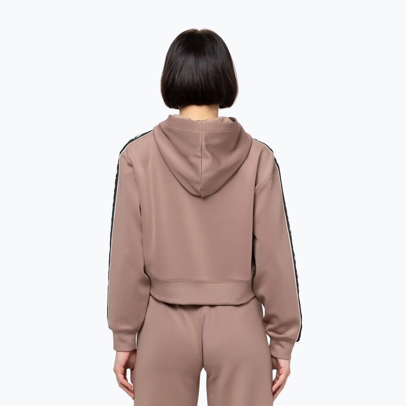 Felpa da donna Pitbull Verona Hooded Oversize chocolate mousse 3
