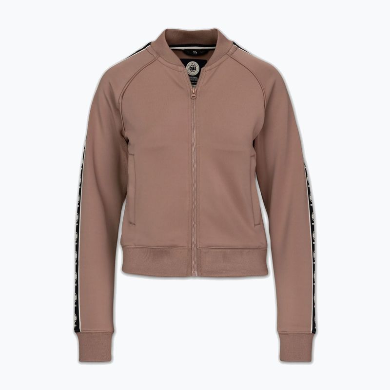 Felpa da donna Pitbull Verona Collar Zip chocolate mousse 6