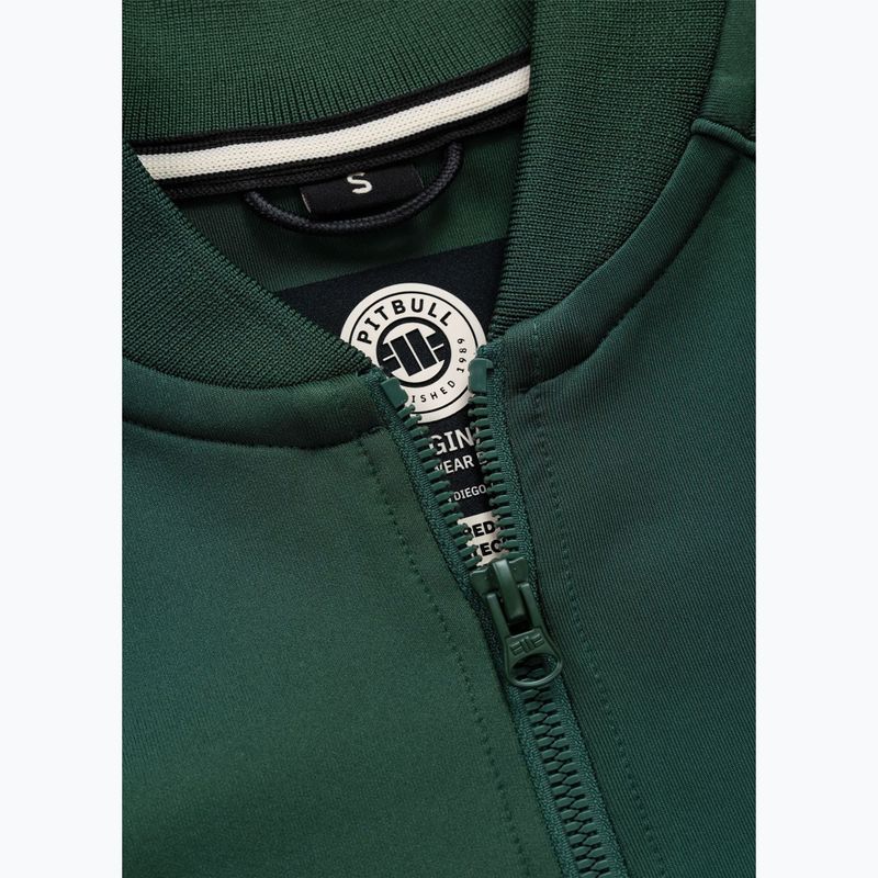 Felpa da donna Pitbull Verona Collar Zip bottle green 8