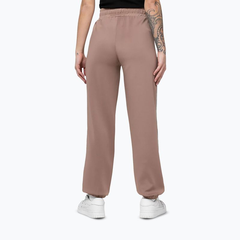 Pantaloni da donna Pitbull Verona Jogging chocolate mousse 3