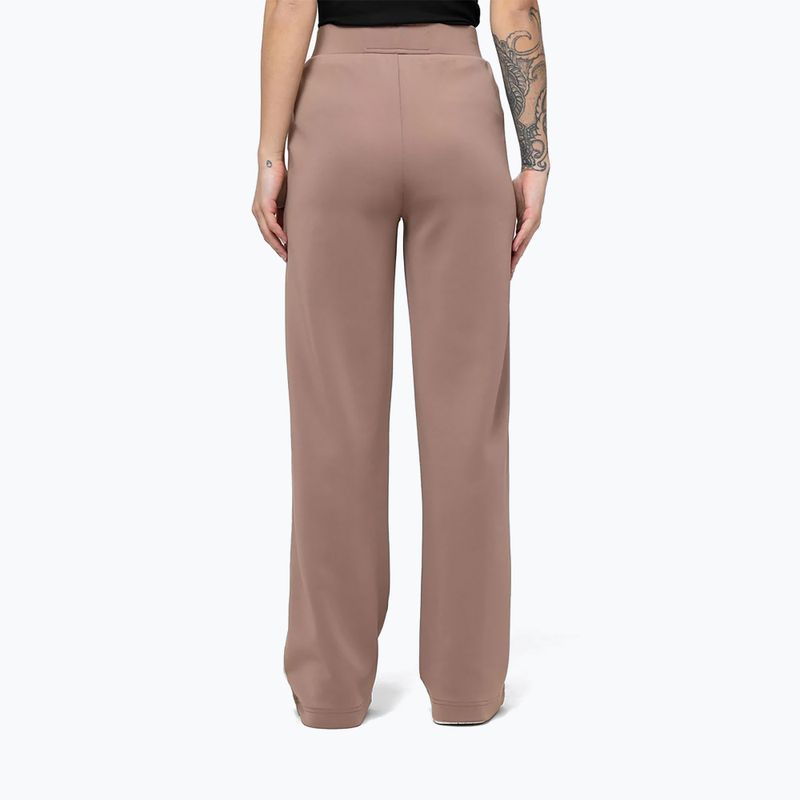 Pantaloni da donna Pitbull Verona Wide Leg chocolate mousse 3