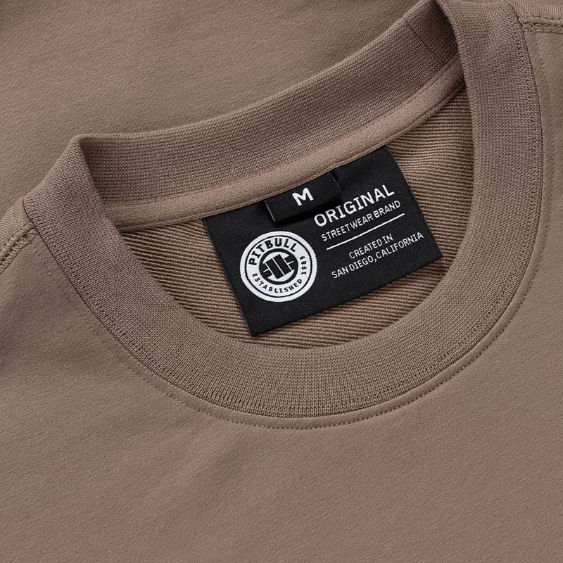 Felpa da uomo Pitbull MC Crewneck Sweatshirt brown savana 6