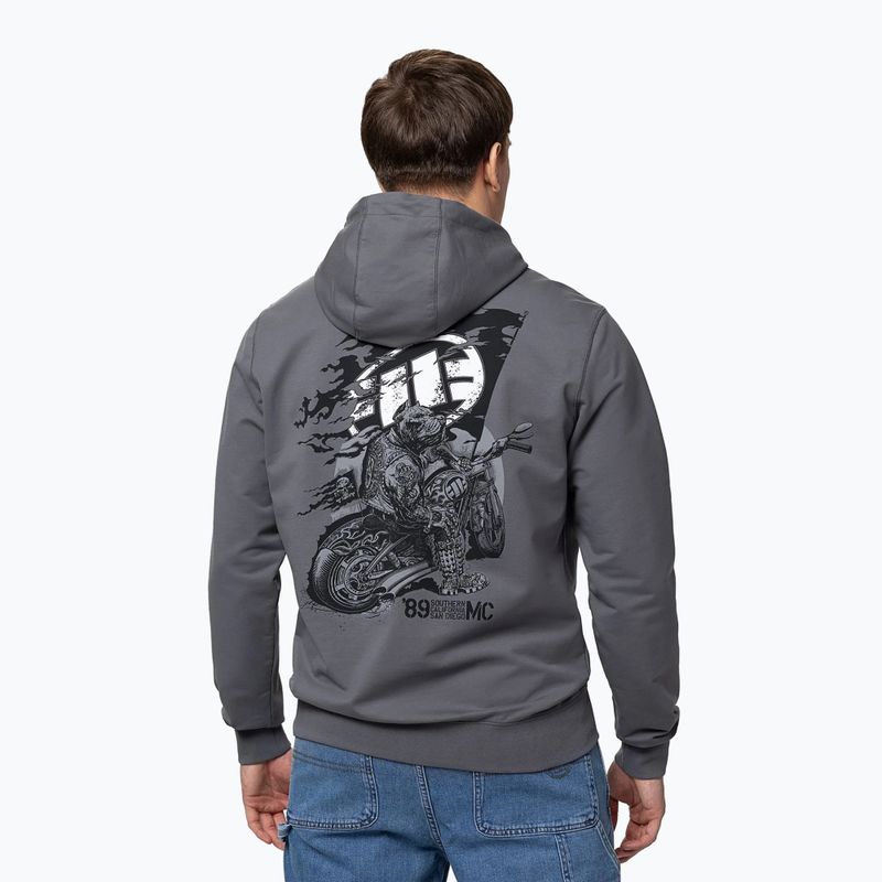 Felpa da uomo Pitbull MC Sweatshirt Hooded graphite 3