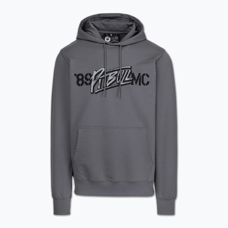 Felpa da uomo Pitbull MC Sweatshirt Hooded graphite 5
