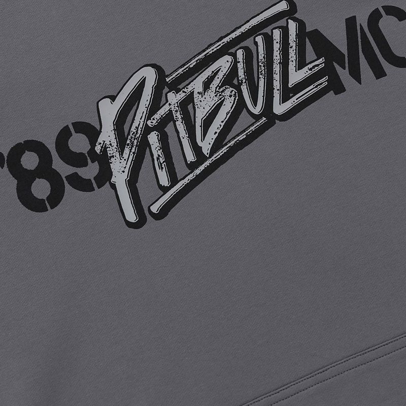 Felpa da uomo Pitbull MC Sweatshirt Hooded graphite 8