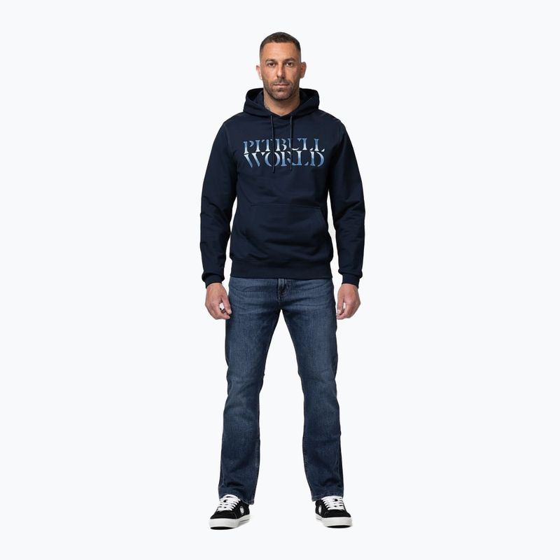 Felpa da uomo Pitbull World Sweatshirt Hooded dark navy 2