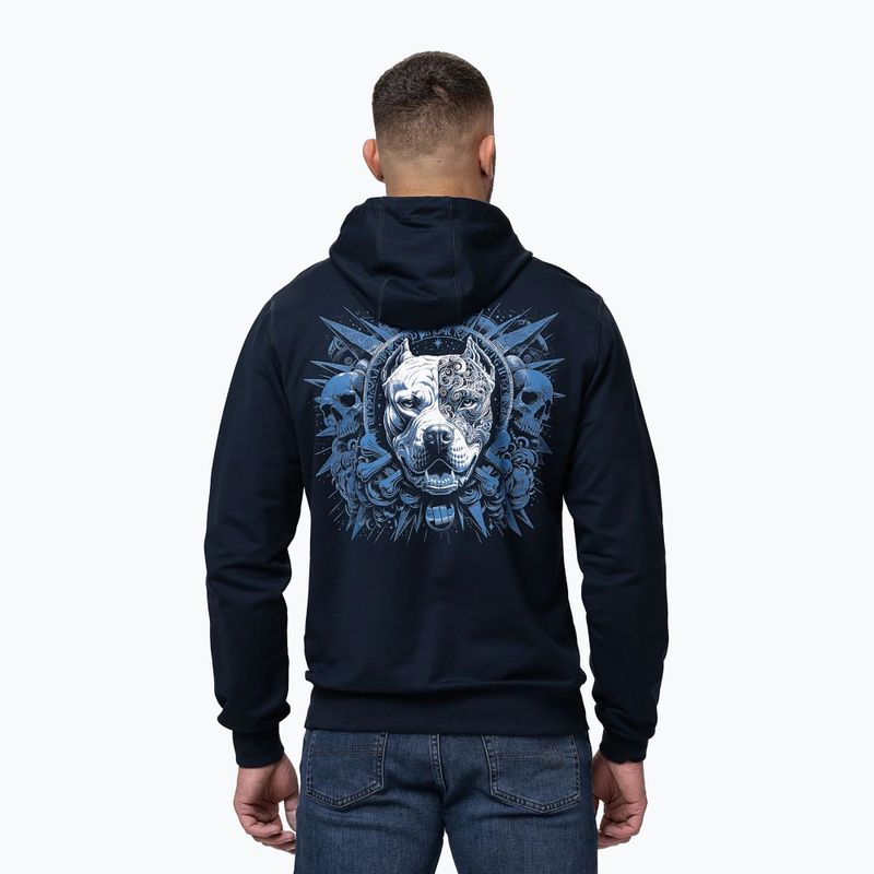 Felpa da uomo Pitbull World Sweatshirt Hooded dark navy 3
