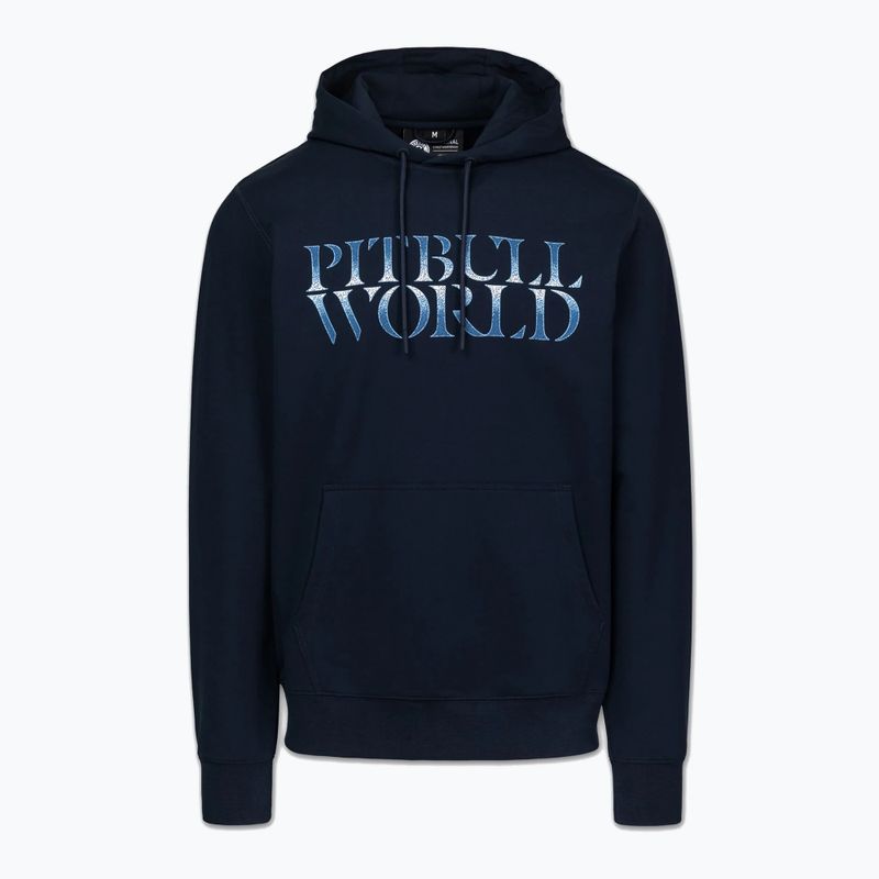 Felpa da uomo Pitbull World Sweatshirt Hooded dark navy 5