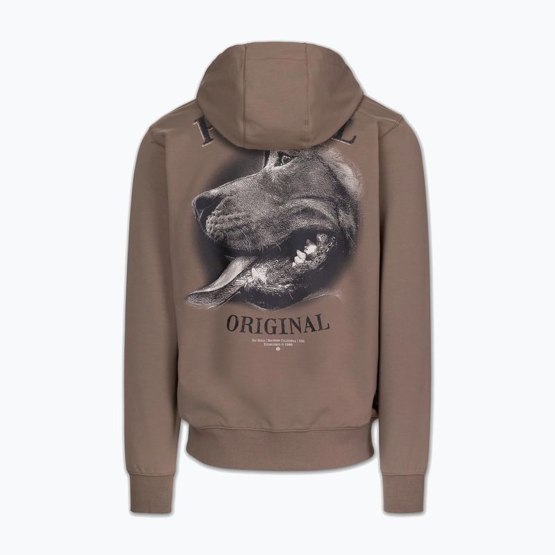 Felpa da uomo Pitbull Midnight Sweatshirt Hooded brown savana 8