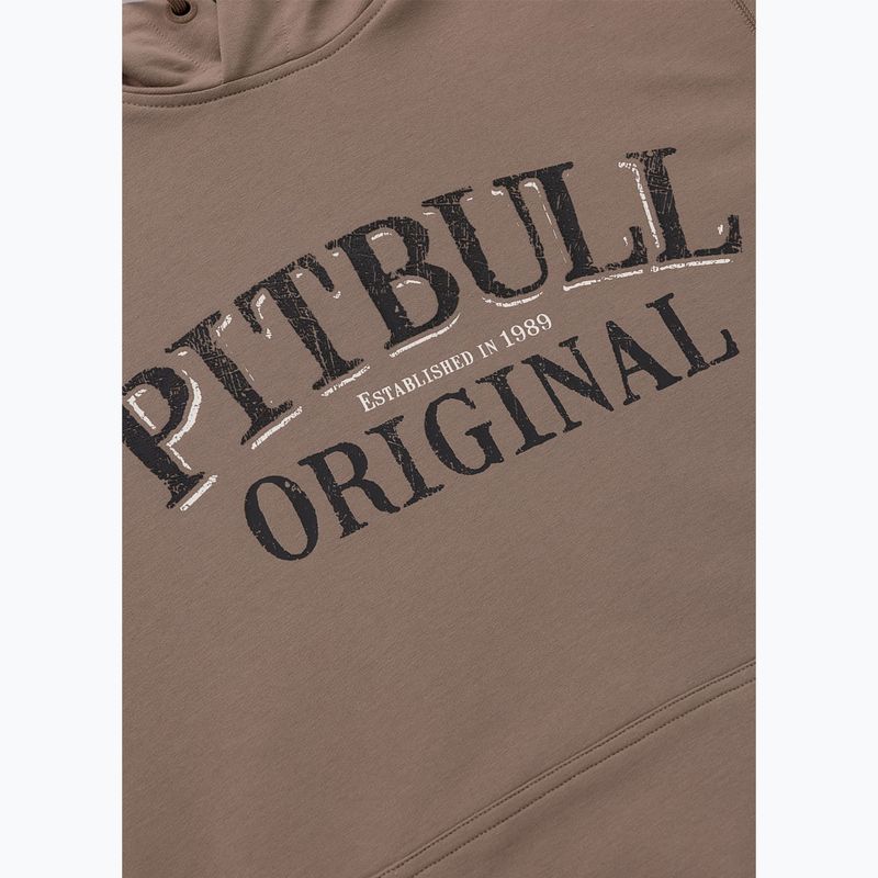 Felpa da uomo Pitbull Midnight Sweatshirt Hooded brown savana 10