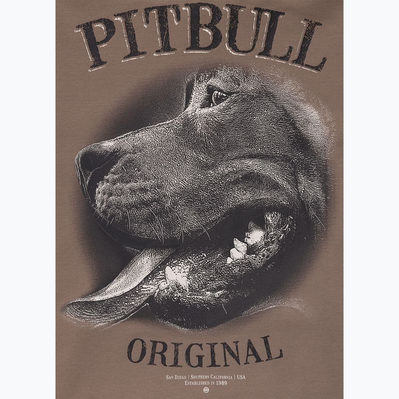 Felpa da uomo Pitbull Midnight Sweatshirt Hooded brown savana 13