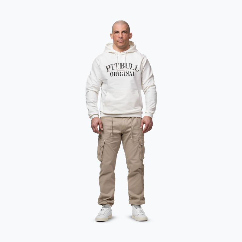 Felpa da uomo Pitbull Midnight Sweatshirt Hooded off white 2
