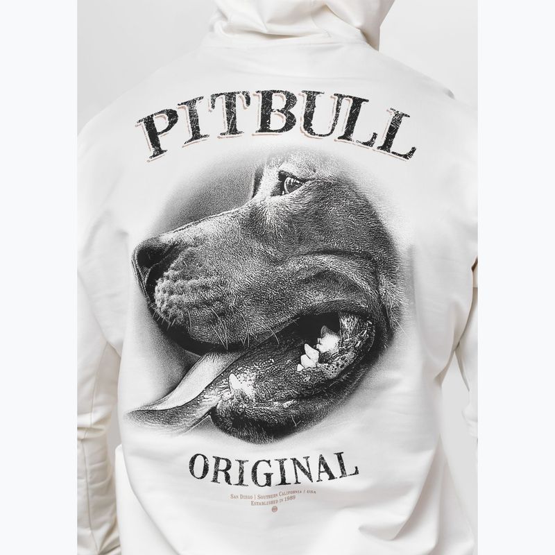 Felpa da uomo Pitbull Midnight Sweatshirt Hooded off white 4