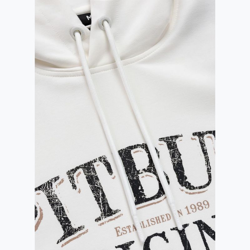 Felpa da uomo Pitbull Midnight Sweatshirt Hooded off white 12