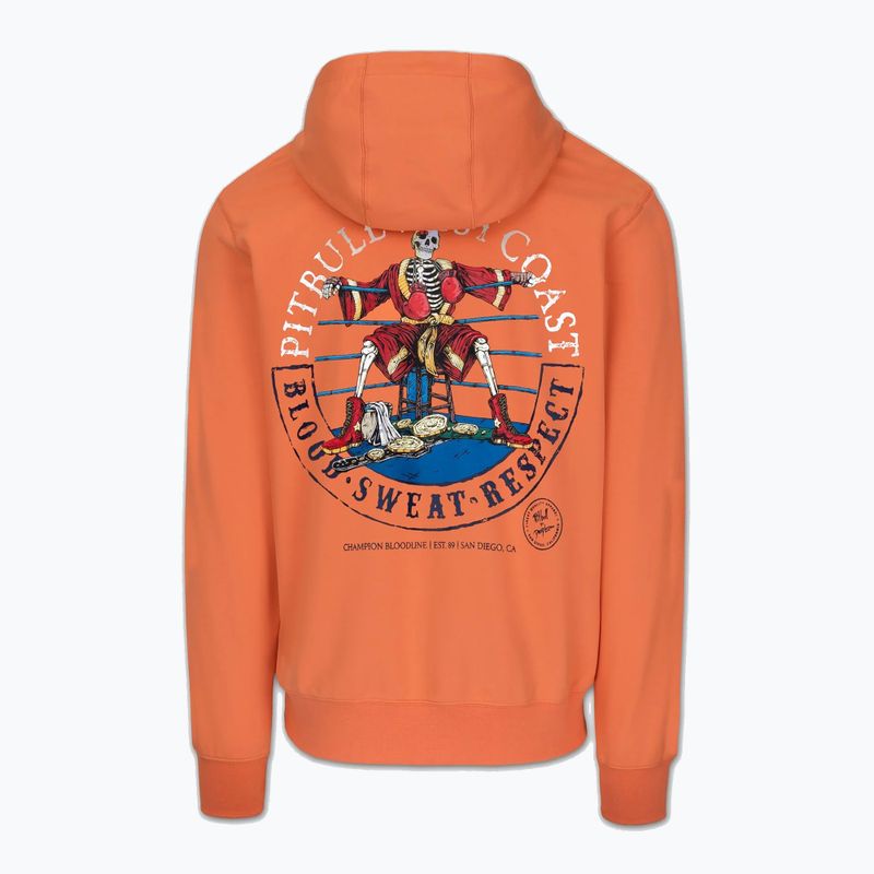 Felpa da uomo Pitbull Bloodline 2 Sweatshirt Hooded fluo orange 6