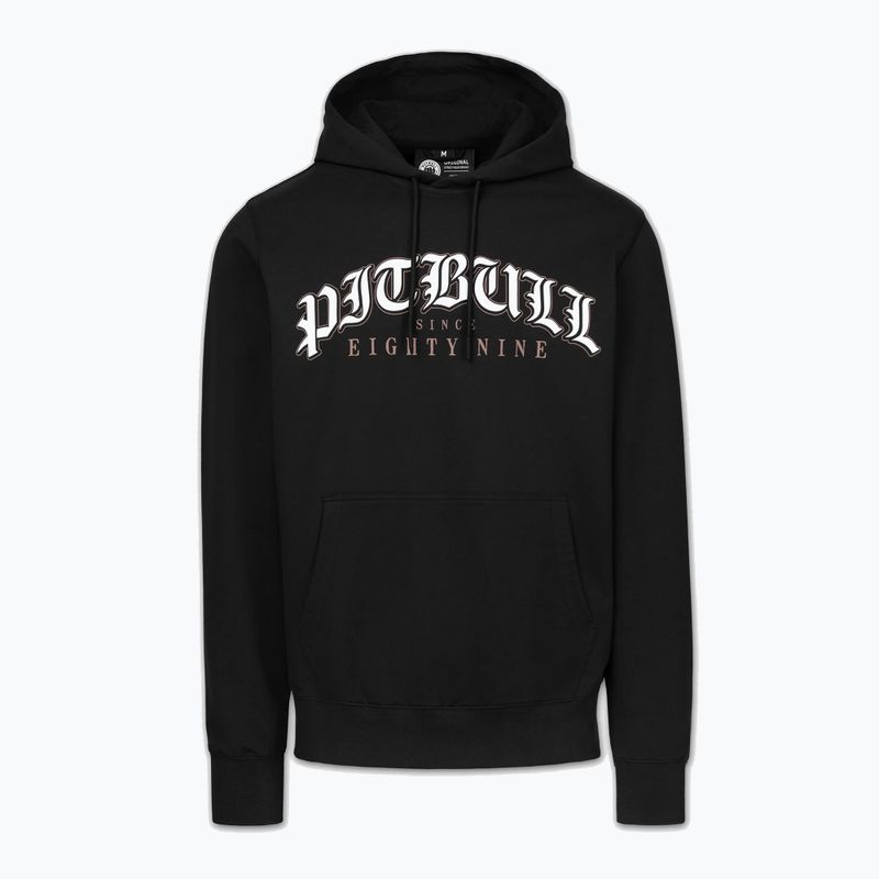 Felpa da uomo Pitbull Tatto Hooded black 5