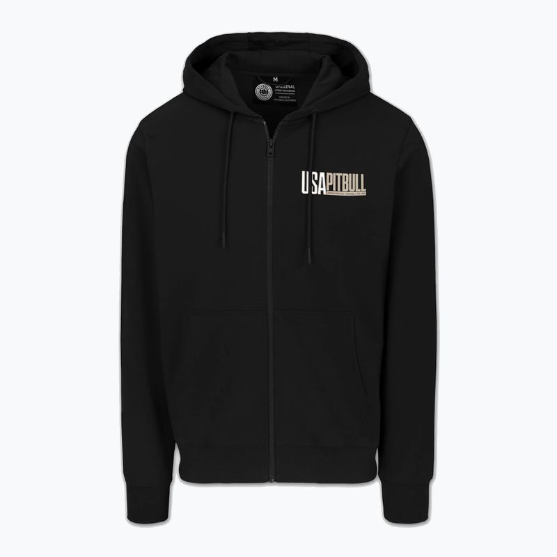Felpa da uomo Pitbull USA Hooded Zip black 6