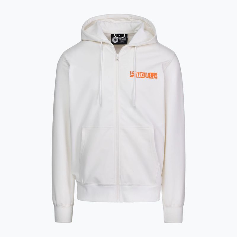 Felpa da uomo Pitbull Blacky Sweatshirt Zip Hooded off white 5