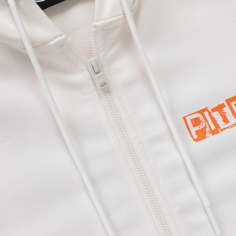 Felpa da uomo Pitbull Blacky Sweatshirt Zip Hooded off white 7