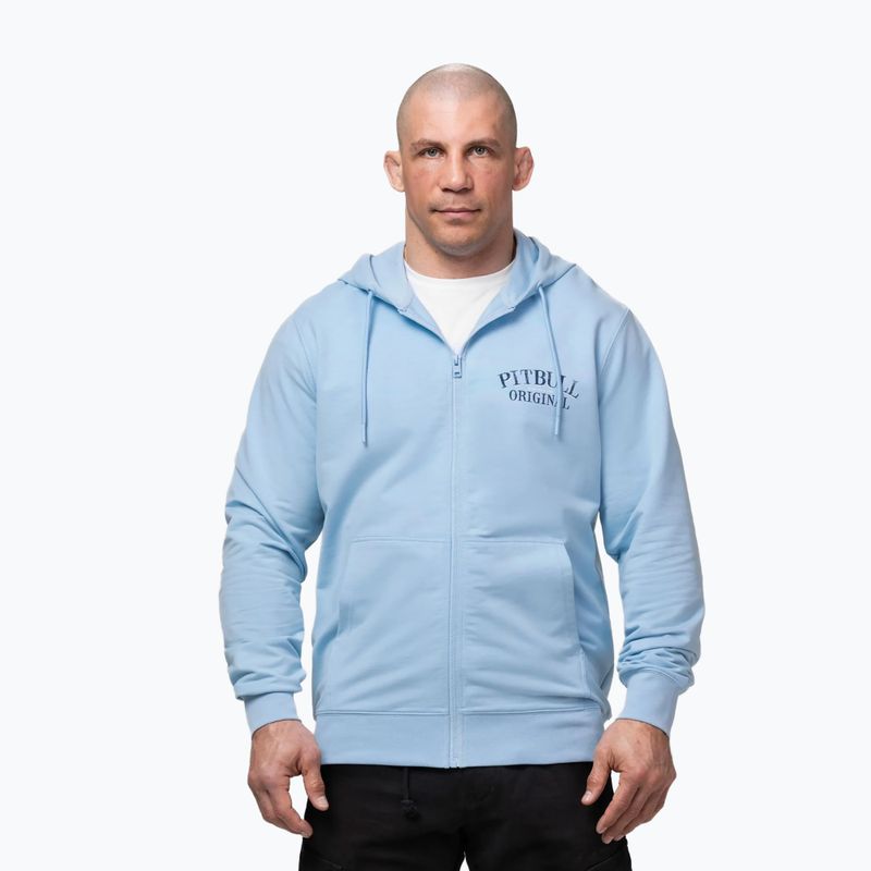 Felpa da uomo Pitbull Midnight Sweatshirt Zip Hooded sky blue 4