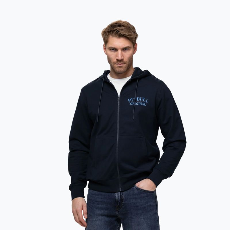 Felpa da uomo Pitbull Midnight Sweatshirt Zip Hooded dark navy 4