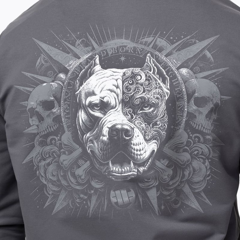 Felpa da uomo Pitbull World Sweatshirt Zip Hooded graphite 5