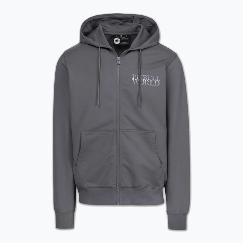 Felpa da uomo Pitbull World Sweatshirt Zip Hooded graphite 6