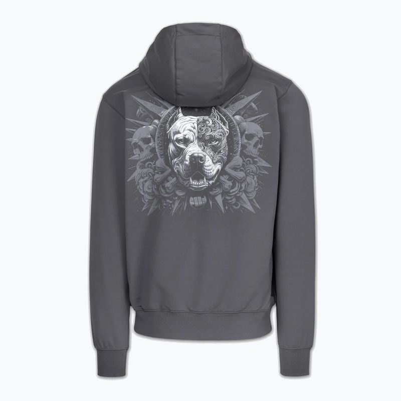 Felpa da uomo Pitbull World Sweatshirt Zip Hooded graphite 7