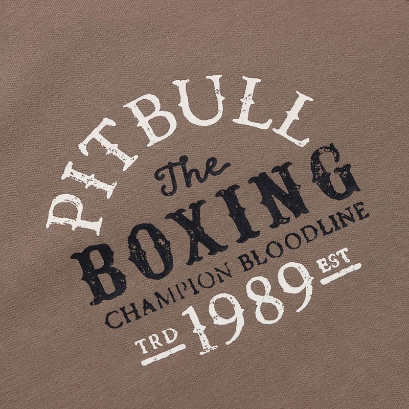 Felpa da uomo Pitbull Bloodline 2 Sweatshirt Zip Hooded brown savana 8