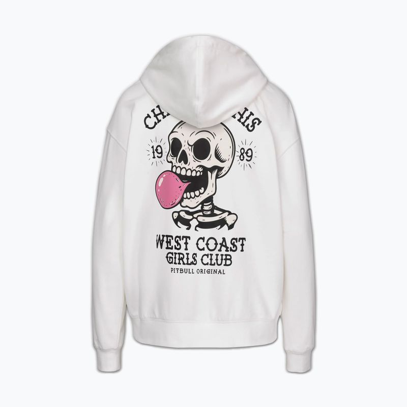 Felpa donna Pitbull Chew On This Hooded off white 7