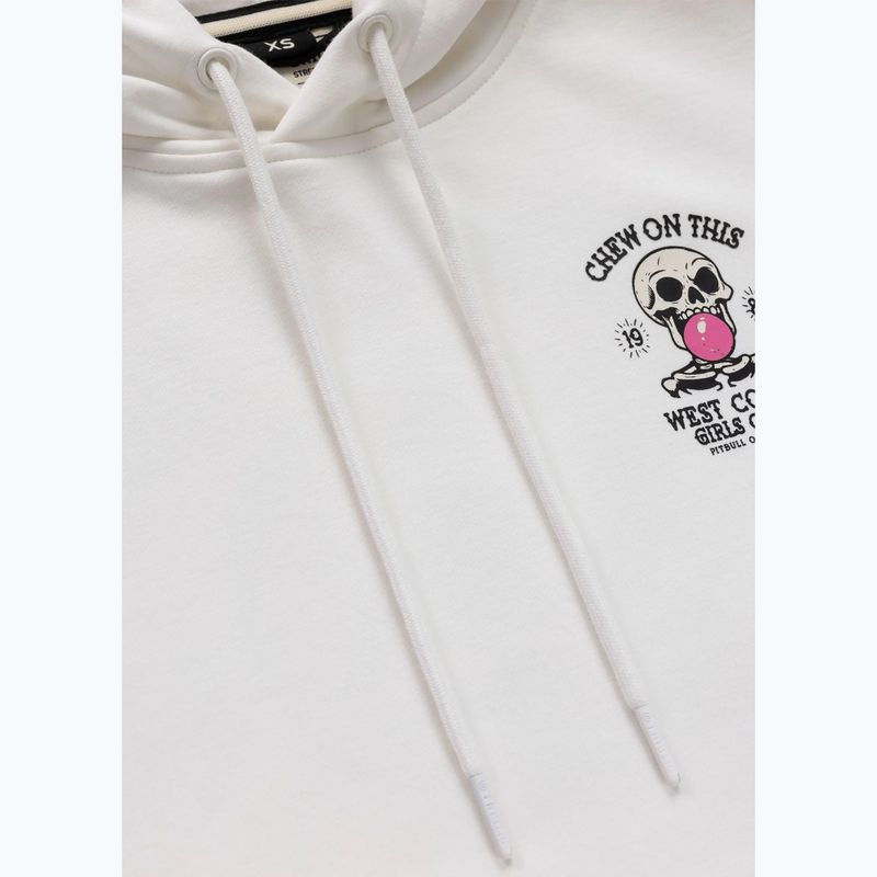 Felpa donna Pitbull Chew On This Hooded off white 8