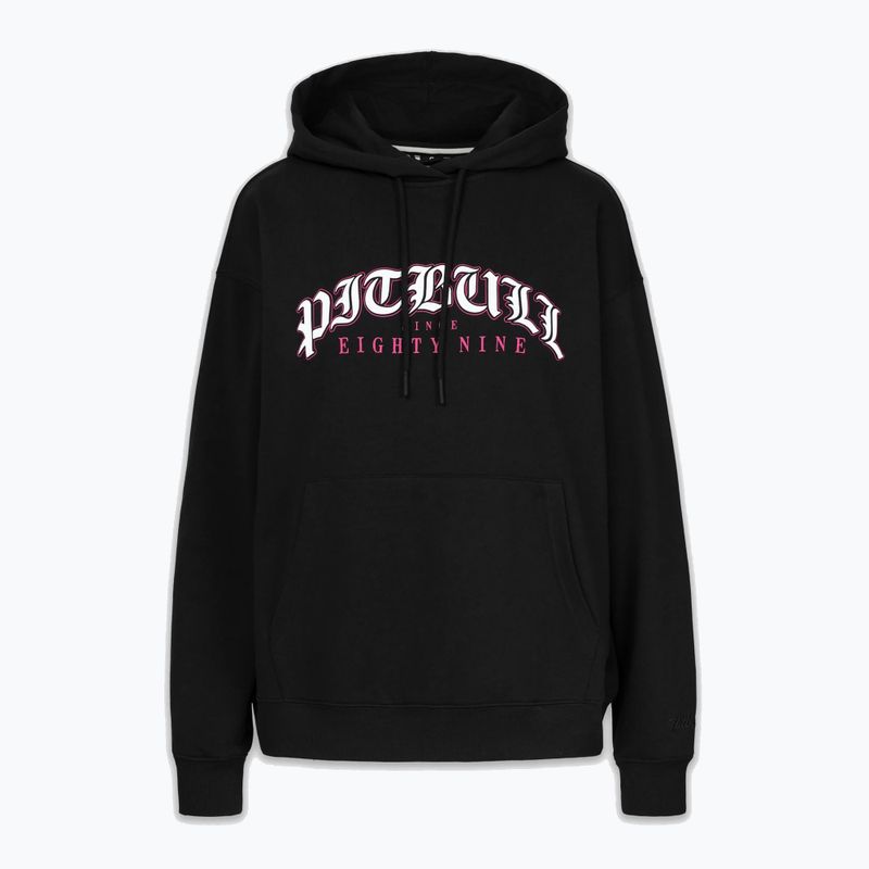 Felpa donna Pitbull Tatto Hooded black 5