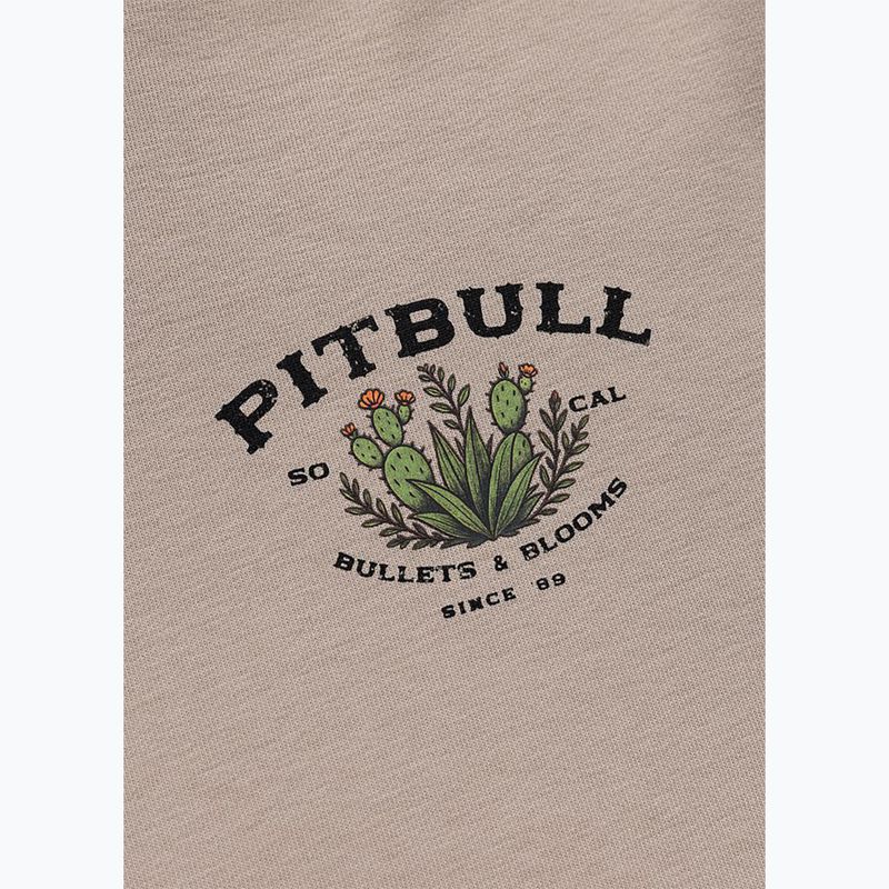 Felpa donna Pitbull Bullets & Blooms Hooded sand savana 8