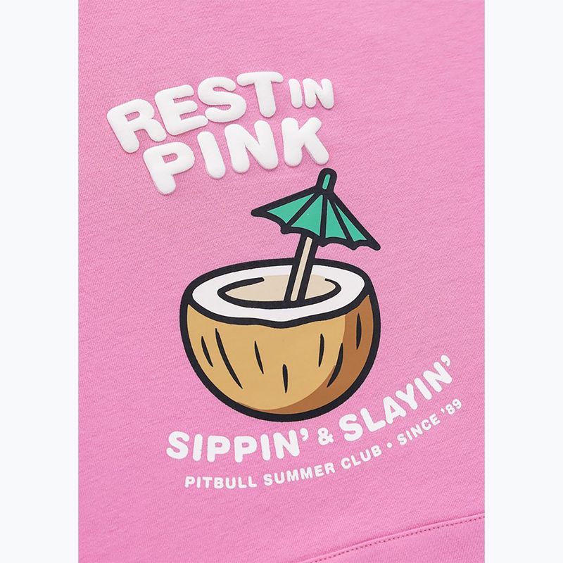 Felpa donna Pitbull Rest In Pink Hooded ice pink 7