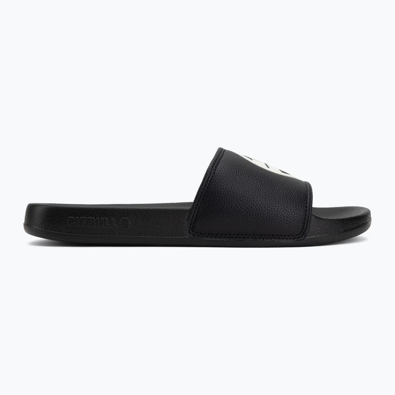 Ciabatte da uomo Pitbull Logo black 2