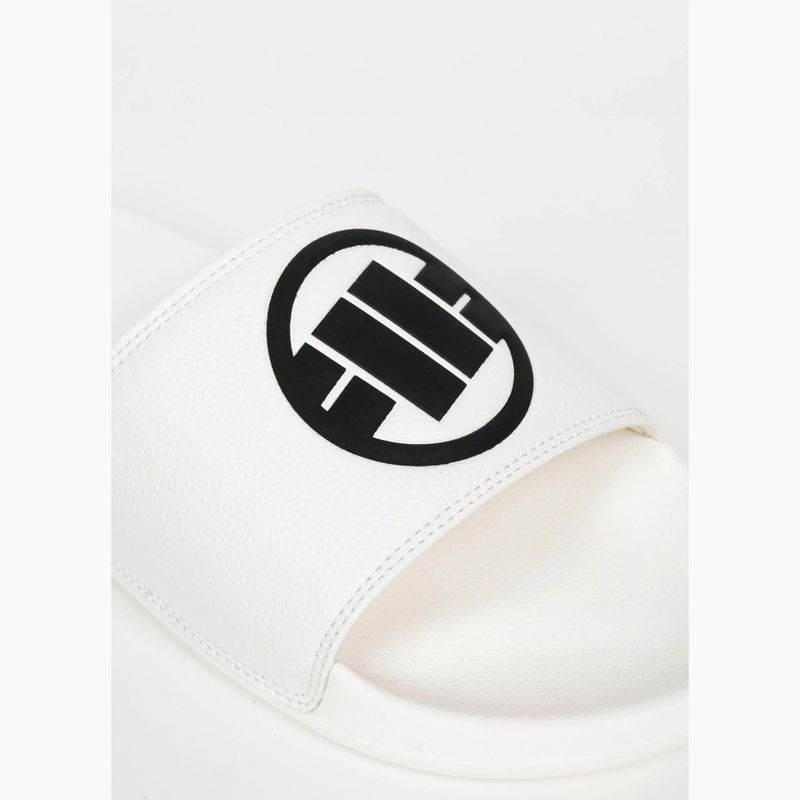 Ciabatte da uomo Pitbull Logo white 4