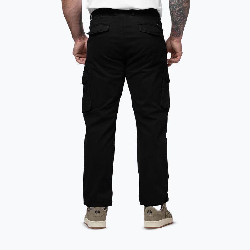 Pantaloni da uomo Pitbull Proctor Drawstring Jogger Cargo black 3