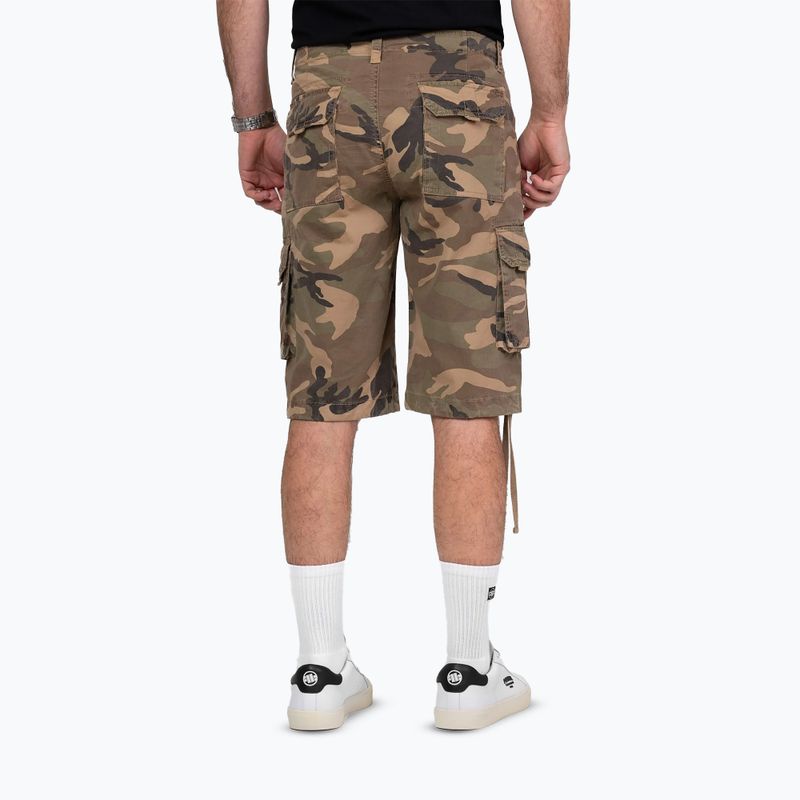 Pantaloncini da uomo Pitbull Volmer Long Cargo camo 2