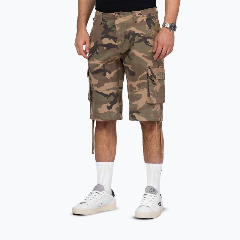 Pantaloncini da uomo Pitbull Volmer Long Cargo camo 4