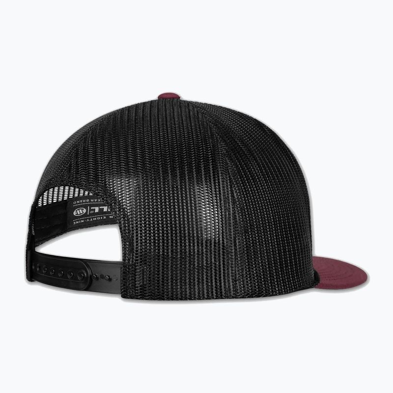 Cappellino con visiera da uomo Pitbull Original 1989 burgundy/black 2