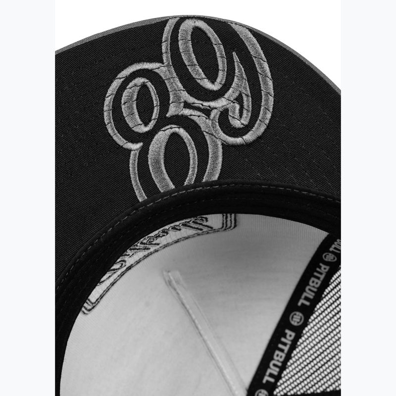 Cappellino con visiera da uomo Pitbull Original 1989 grey/black 5