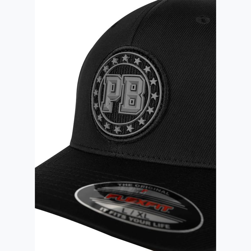 Cappellino con visiera da uomo Pitbull Full Cap Tyrian Flexfit black 3