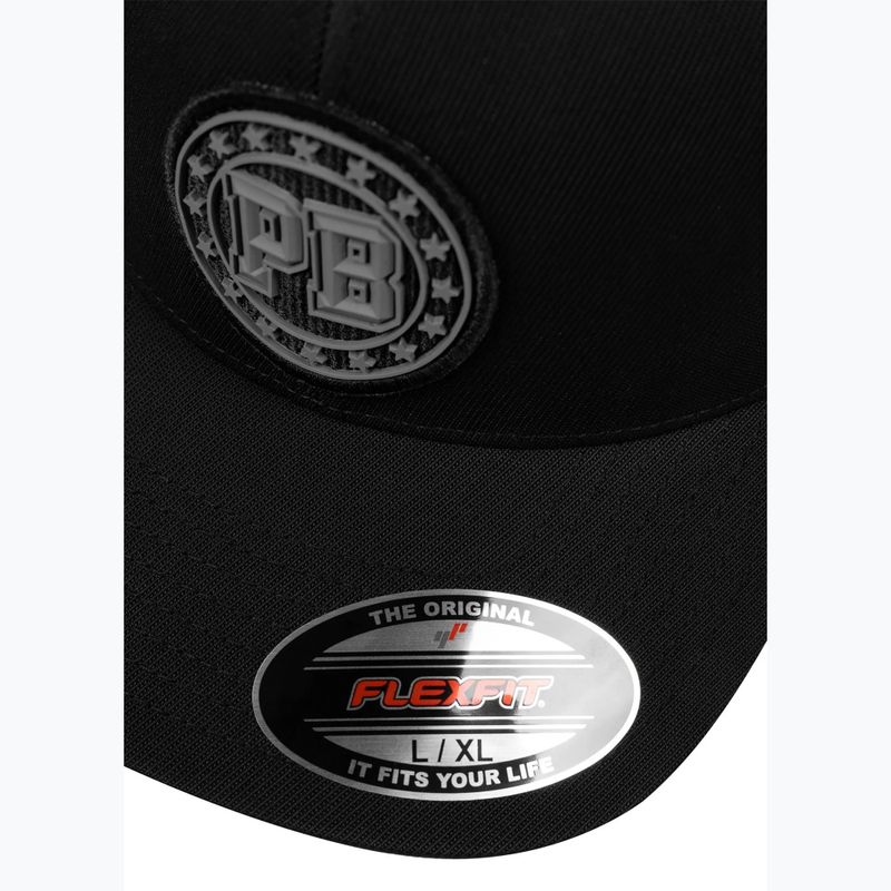 Cappellino con visiera da uomo Pitbull Full Cap Tyrian Flexfit black 4