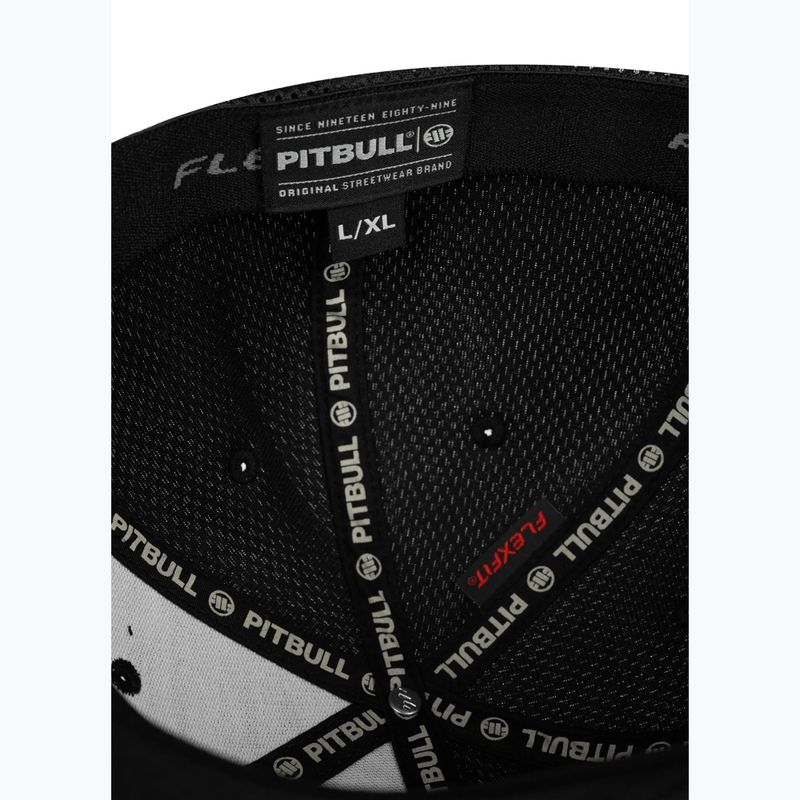 Cappellino con visiera da uomo Pitbull Full Cap Tyrian Flexfit black 6
