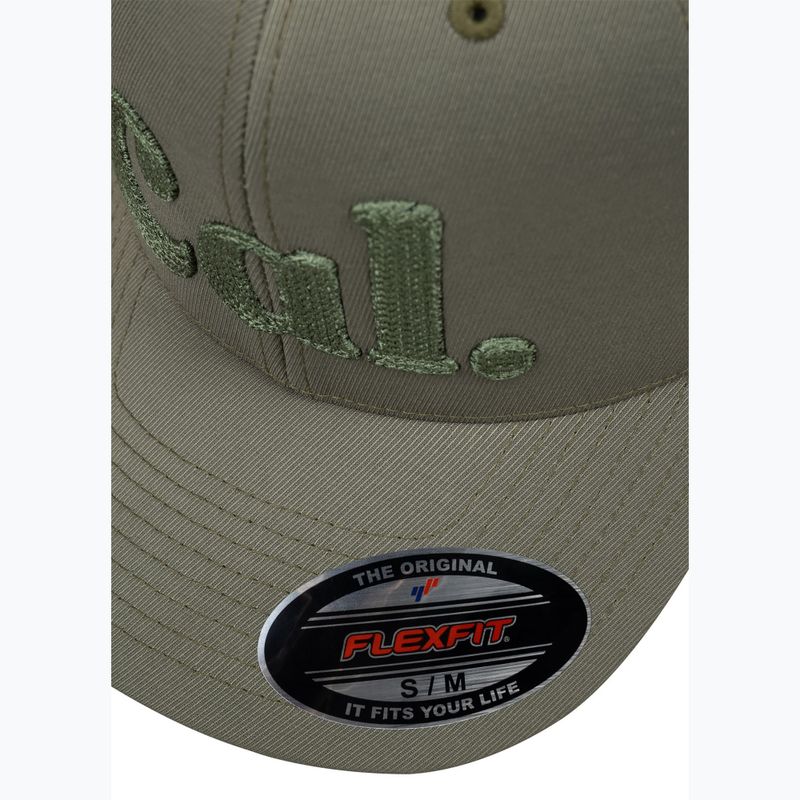 Cappellino con visiera da uomo Pitbull Full Cap 3D Cal Flexfit Dusty Salvia green 6