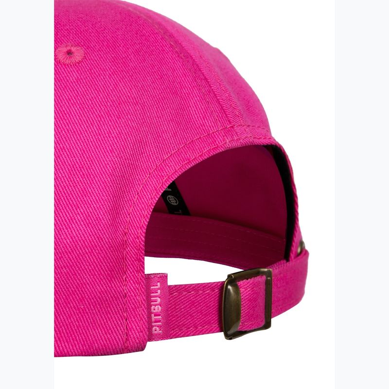 Cappellino con visiera da uomo Pitbull 3D Chenile EMB Cal Classic Low Profile pink 6