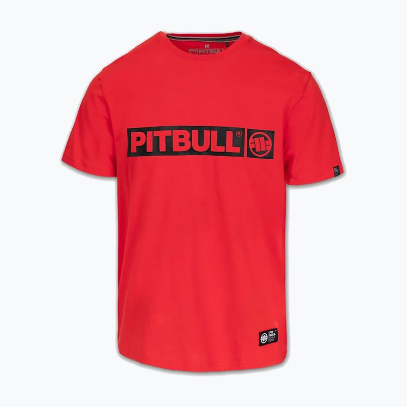 T-shirt da uomo Pitbull Hilltop fluo/red 3
