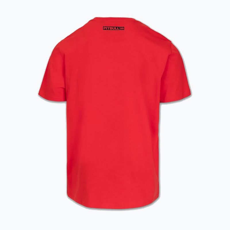 T-shirt da uomo Pitbull Hilltop fluo/red 4