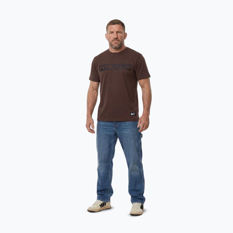 T-shirt da uomo Pitbull Hilltop chocolate 2